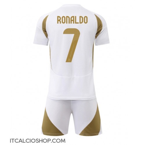 Al-Nassr Cristiano Ronaldo #7 Terza Maglia Bambino 2024-25 Manica Corta (+ Pantaloni corti)